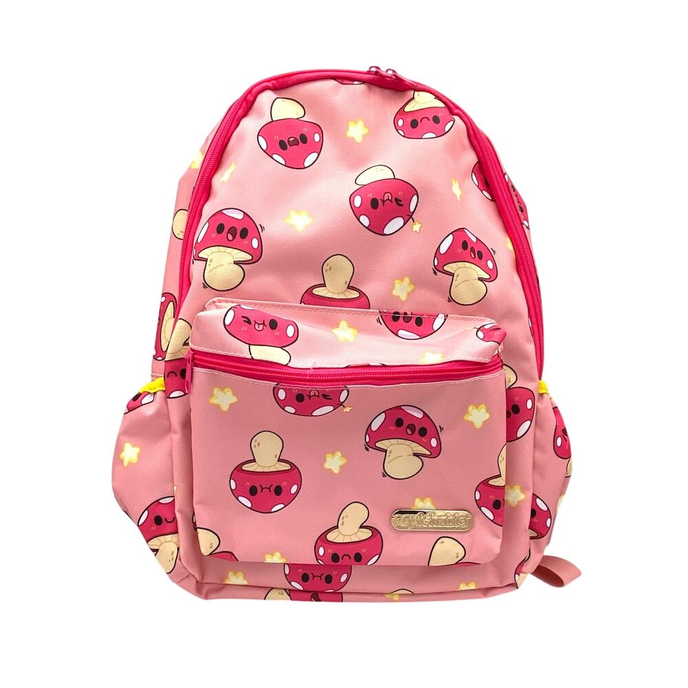 Squishable Pink Mushroom School Backpack - Girls Child's Kids New with Tags